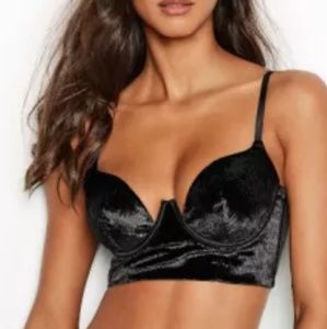 Victorias Secret velvet long line bra